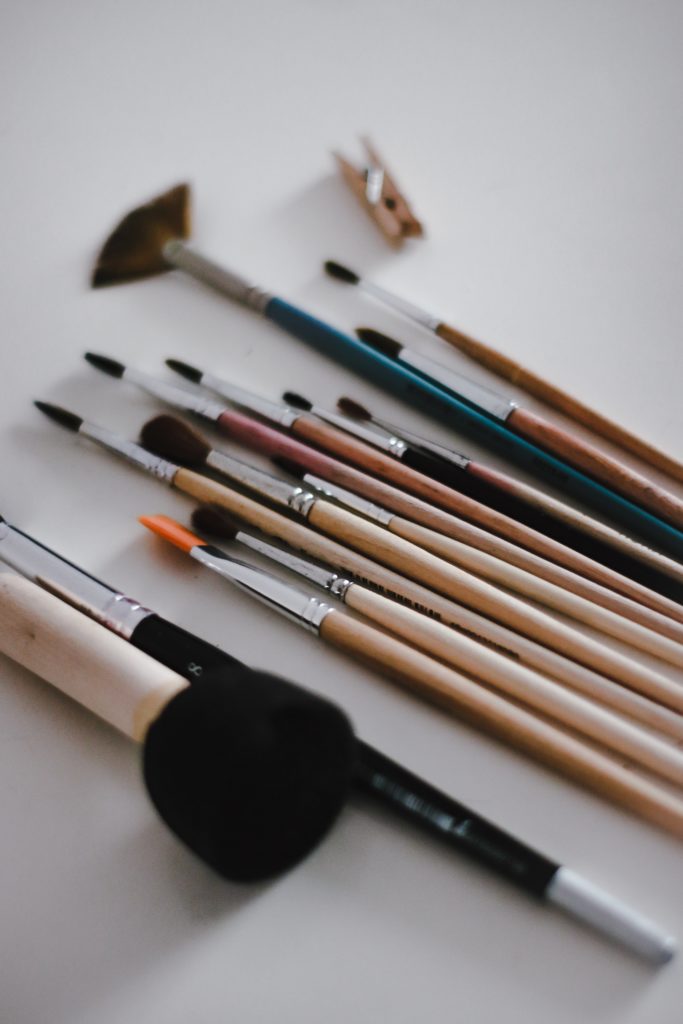 How to clean your paint brushes.